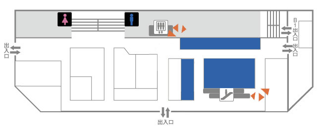 SKYPLAZA専門店街 1F